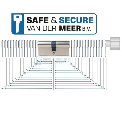 Pfaffenhain knopcilinder Vitess 100-knop30 in modulaire behuizing SKG**®