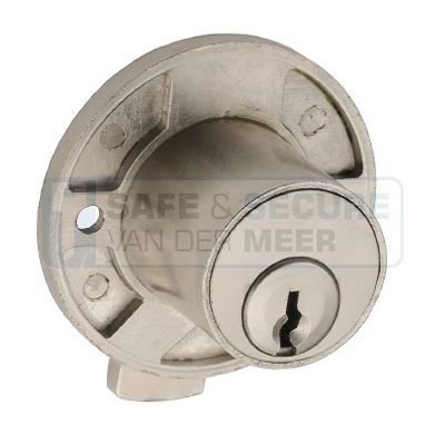 Junie opleg barbladslot type 2971 met cilinder (in nikkelkleur) 