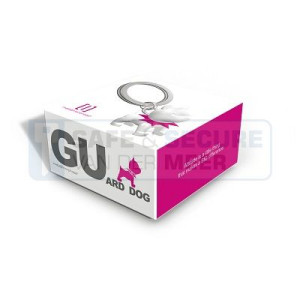 Metalmorphose sleutelhanger bulldog Wit wit 