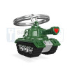 Metalmorphose sleutelhanger love tank  