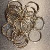  sleutelring diameter 50 mm. per 30 stuks 