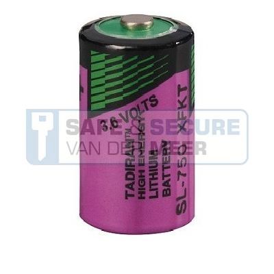  batterij 3,6V, Lithium, type 1/2 AA per stuk verpakt 